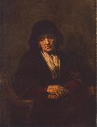 REMBRANDT Harmenszoon van Rijn Portrait of an old Woman Germany oil painting artist